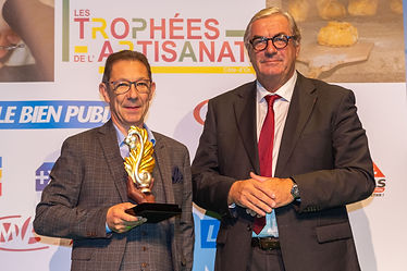 Lauréat et partenaire lors des Trophées de l'Artisanat de Côte-d'Or