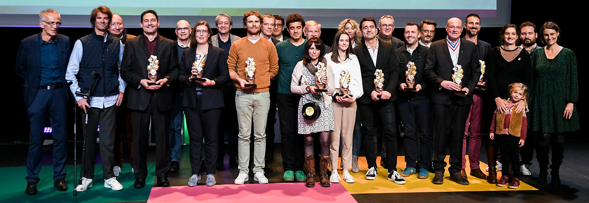 Lauréats et partenaires de la 3ème édition des Trophées de l'Artisanat de Côte-d'Or