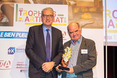 Lauréat et partenaire lors des Trophées de l'Artisanat de Côte-d'Or