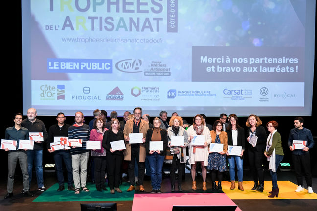 Récompensés par la Chambre de Métiers et de l'Artisanat de Bourgogne Franche-Comté