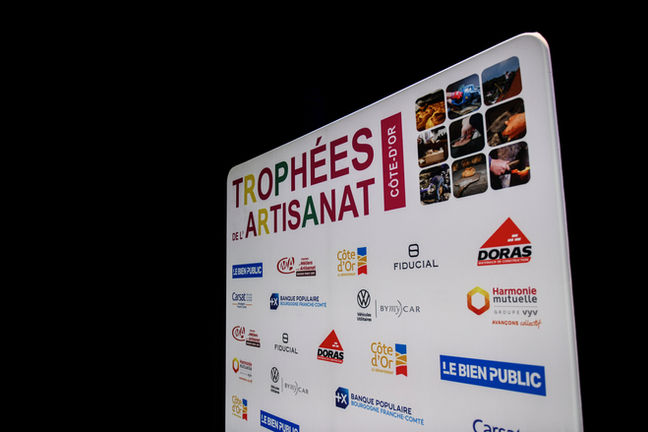 Photocall de la 3ème édition des Trophées de l'Artisanat de Côte-d'Or